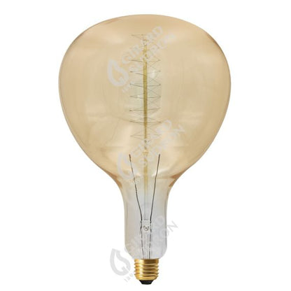 ***PRIX DESTOCKAGE*** Lamp Pear R180 Metal Filament Spiral 40W E27 2000K 130Lm Amb.