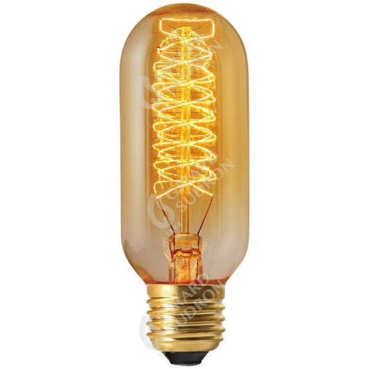 Tube Filament Métallique Spiralé 24W E27 2000K Ambre. 3125460249947
