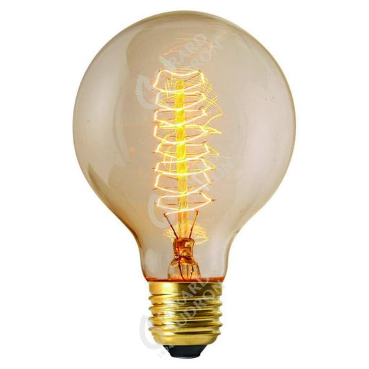 Globe D80 Filament Métallique Spiralé 24W E27 2200K Cl. 3125460249961