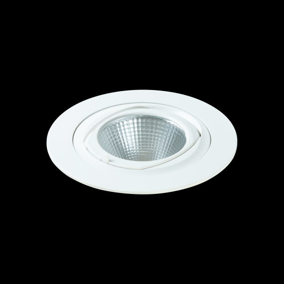 Simba - Spot encastré orientable LED Ø168x122 enc.Ø150 35W 4000K 3000lm 36° blanc