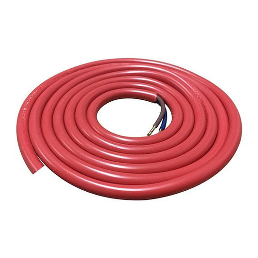 Câble PVC rond 2 x 0.75mm² L.2m rouge coquelicot
