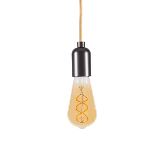 Edison Filament LED Torsadée 5W 300lm E27 2000K Non Dim Ambrée