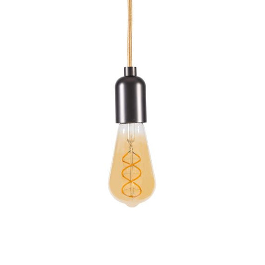 Edison Filament LED Torsadée 5W 300lm E27 2000K Non Dim Ambrée