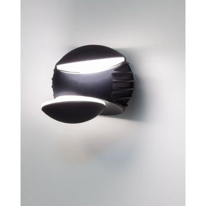 Elypte - Eclairage résidentiel 10W 3000K 160lm 130x130x110mm CLI IP54 Dark Black