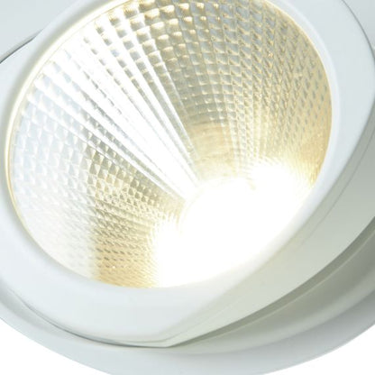 Simba - Spot encastré orientable LED Ø168x122 enc.Ø150 35W 4000K 3000lm 36° blanc