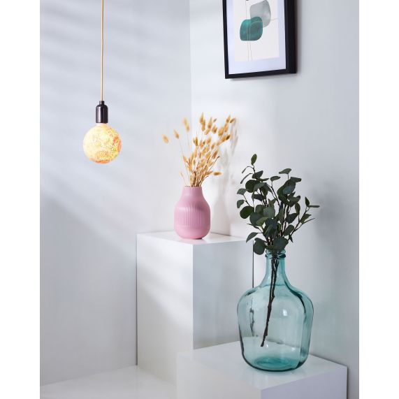 Ampoule MOZAIC florale G125-filament Led-4W-E27-2100K-Dim