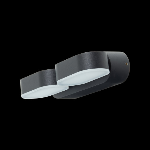 Elypte - Eclairage résidentiel 13W 3000K 650lm 230x54x100mm CLI IP54 Dark Black