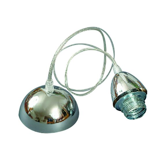 FS MONTURE E27 TRANSP PAVILLON CHROME 3125462416026