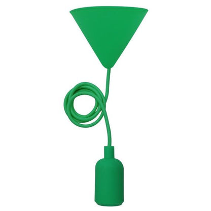 FS EcoWatts - Suspension E27 silicone câb. text. L.120cm vert