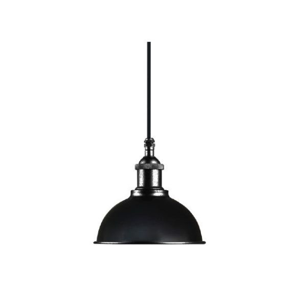 FS EL Suspension IP44 Alu E27 Max.60W abat-jour Noir extérieur / intérieur cable PVC L.150cm Noir