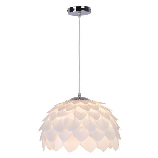 FS EL Suspension E27 Max.40W abat-jour PVC Blanc extérieur / intérieur cable PVC L.100cm Transparent