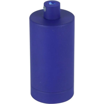 Douille E27 aluminium ø48mm H.105mm bleu outremer