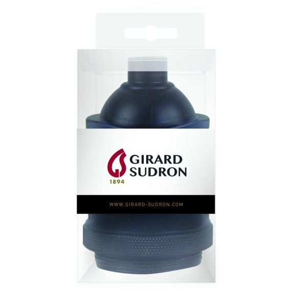 Douille E27 aluminium ø50mm H.72mm noir mat