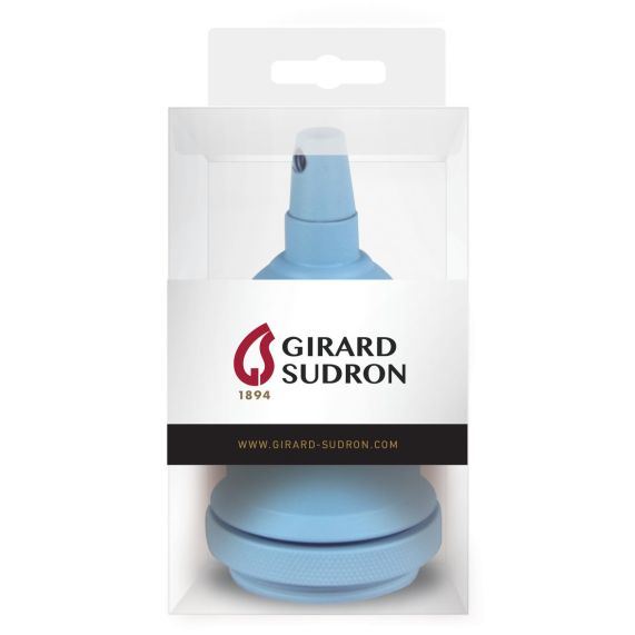 Douille E27 aluminium ø50mm H.72mm bleu ciel mat