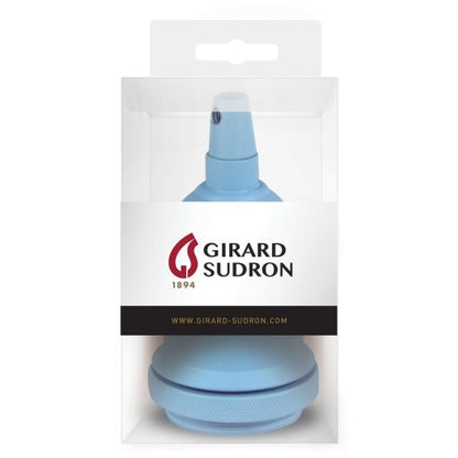Douille E27 aluminium ø50mm H.72mm bleu ciel mat