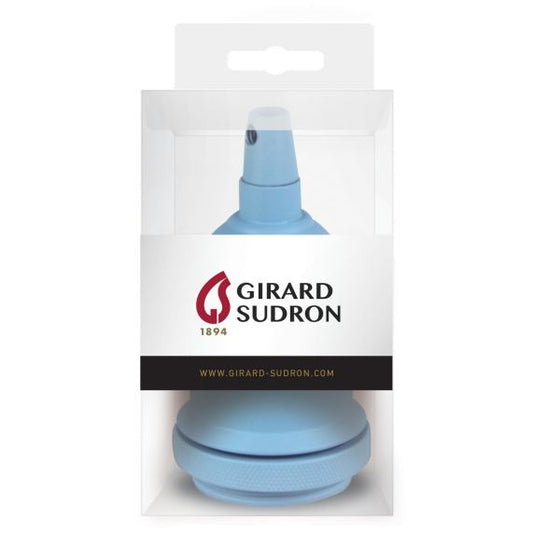 Douille E27 aluminium ø50mm H.72mm bleu ciel mat