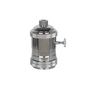 Douille acier E27 chrome av db bagues de serrage et interrupteur