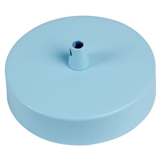 Pavillon acier sortie simple Ø100mm bleu ciel mat