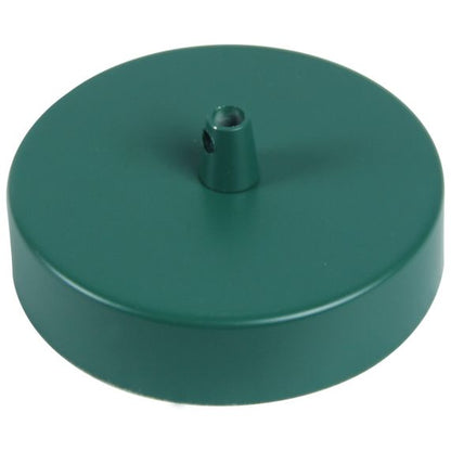 Pavillon acier sortie simple Ø100mm vert sapin