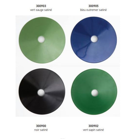Abat-jour métal évasé ø300mm vert sapin satiné