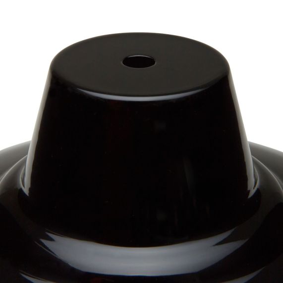 Abat-jour métal industriel ø270mm noir satiné