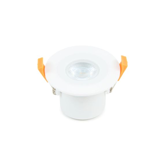 Spot led blanc orientable Adrian 6W 220-240V IP65 600lm 4000K dim 87x57mm