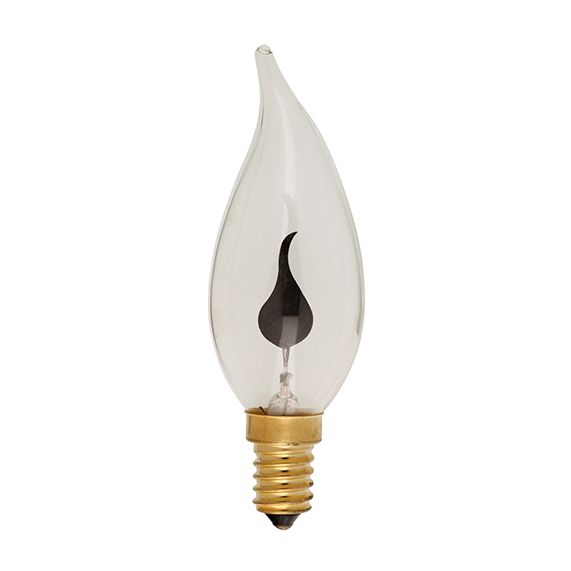 ***PRIX DESTOCKAGE*** FLAM.FLICKER DROITE 2/3W 230V E14 S/C