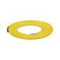 Câble Textile Rond 2x0,75mm2 Double Isolation Jaune 2 Mètres