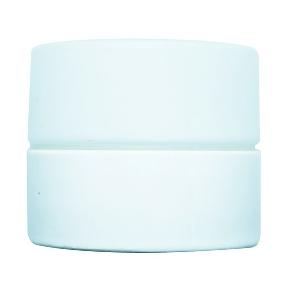 Applique porcelaine G9 hublot av. verrerie opaline blanc