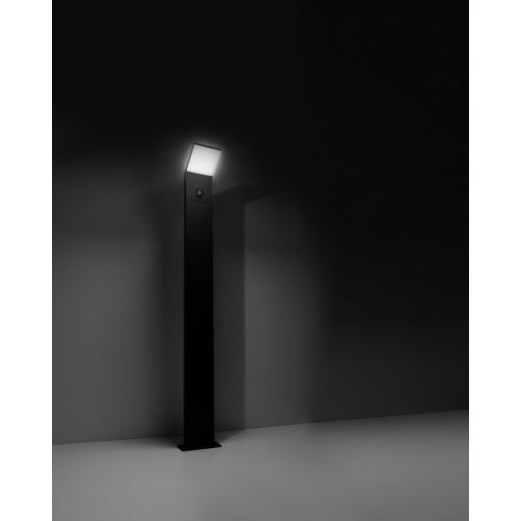 Jabbah II - Poteau lumineux LED 75x75x1000 9W 4000K 690lm gris foncé