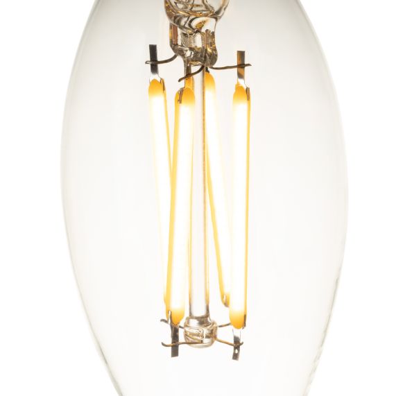 FLAMME LISSE C35 Filament LED 5W  2700K 610 lm E14 Claire