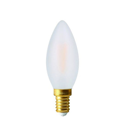 Flamme Lisse C35 Filament LED 5W E14 2700K 500lm Dim. Mat.
