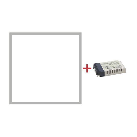 FS Dalle LED 600x600 36w 4000k 3000lm IP40 UGR<21 + Driver max 48W Dali Dim simple