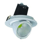 Simba - Spot encastré orientable LED Ø205x147 enc.Ø190 45W 4000K 3700lm 36° blanc