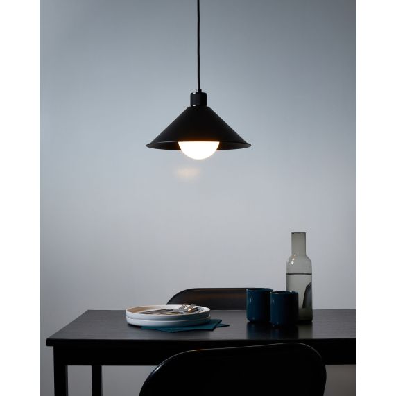 abat jour metal noir