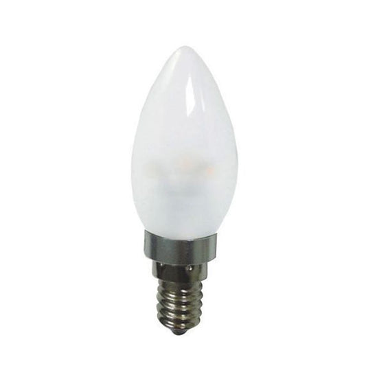 ***PRIX DESTOCKAGE*** Candle "Epi" LED 3W E14 2700K 210Lm Mat. Base Alu