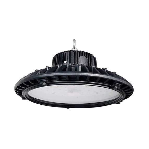 Callisto - Armature industrielle LED IP 65 Ø320x171 130W 4000K 18200lm 120° noir