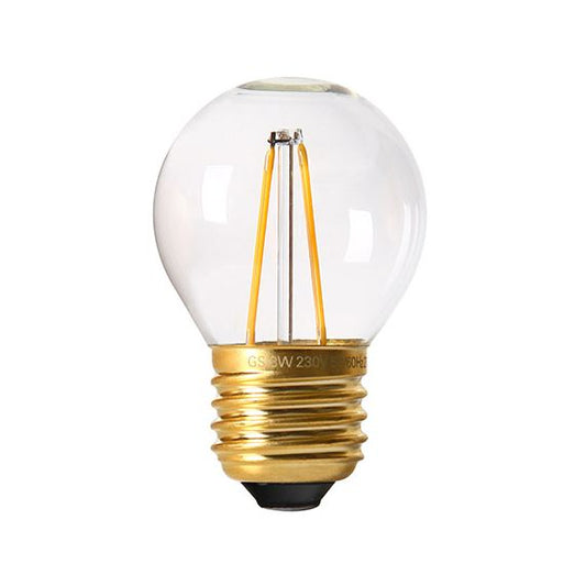 ***PRIX DESTOCKAGE*** Sperique Filament Led E27 3W 300Lm 2700K 360° Claire 25000H
