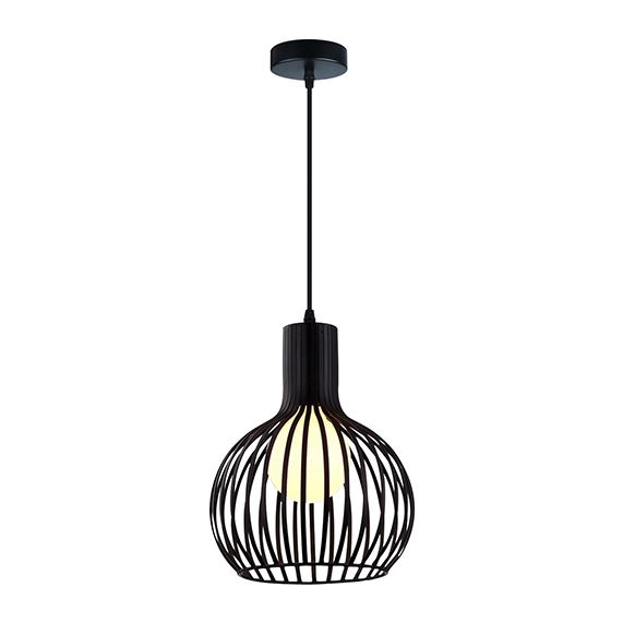 FS EL Suspension E27 Max.60W abat-jour Noir Mat extérieur / intérieur cable PVC L.150cm Noir