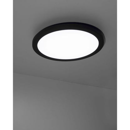 Rama - Plafonnier LED IP 65 Ø270x45 14W 3000K 1000lm 120° gris foncé