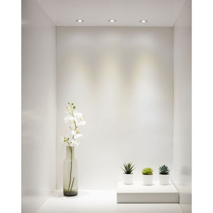 Messa - Spots encastrés 3x1W 3000K 3x95lm IP44 Silver