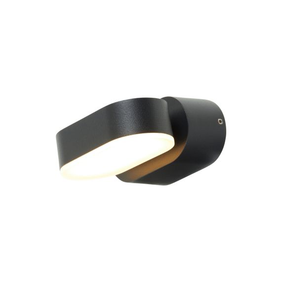 Elypte - Eclairage résidentiel 7,5W 3000K 320lm 110x54x100mm CLI IP54 Dark Black