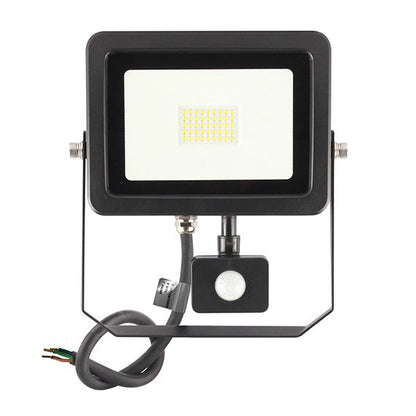 Yonna II - Projecteur LED 30W 3000K 2850lm 110° IP44 noir PIR