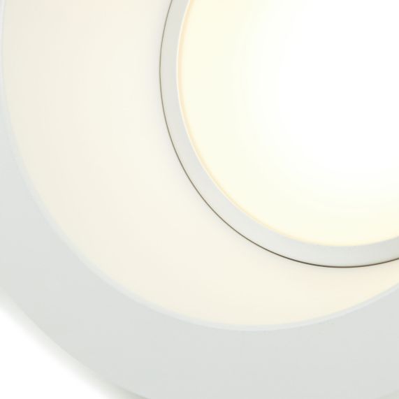 Ymir - Spot encastré LED Ø205x120 enc.Ø180 15W 3000K 1050lm 80° blanc