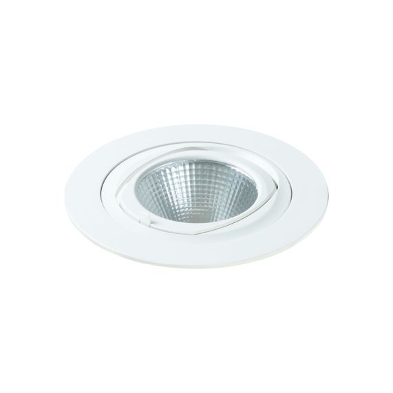 Simba - Spot encastré orientable LED Ø168x122 enc.Ø150 35W 4000K 3000lm 36° blanc