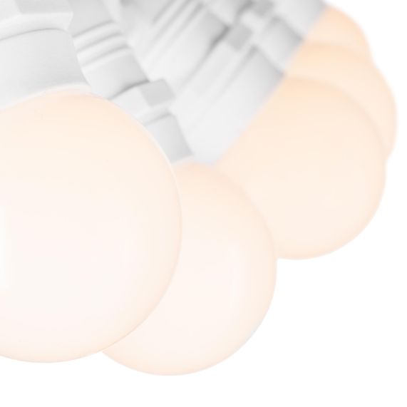 Paris Guinguette - LOT 5 SPHERIQUES LED IP44 E27 1W Blanc Chaud