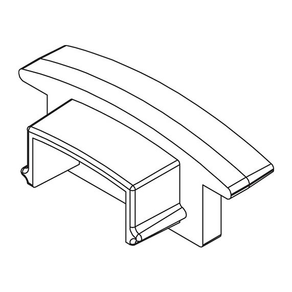 Embouts pour Profile Alu 30.5x10