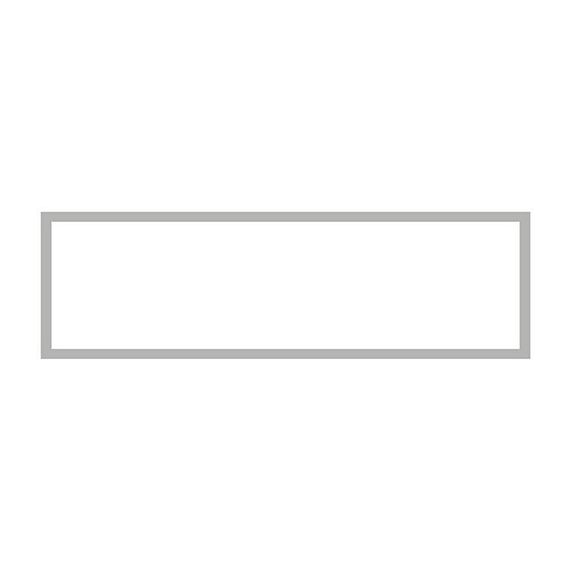 FS ECOWATTS Dalle LED 1200x300 IP40 36W 4000K 3600lm 90° Blanc UGR<19