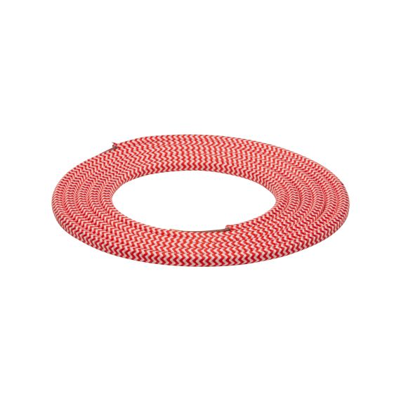Cable rond rouge blanc 2 mètres 2 x 0,75mm2