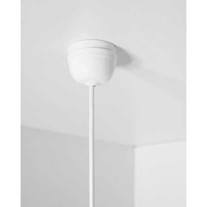 Rosace porcelaine ø68mm blanc